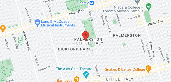 map of 332 Harbord St
